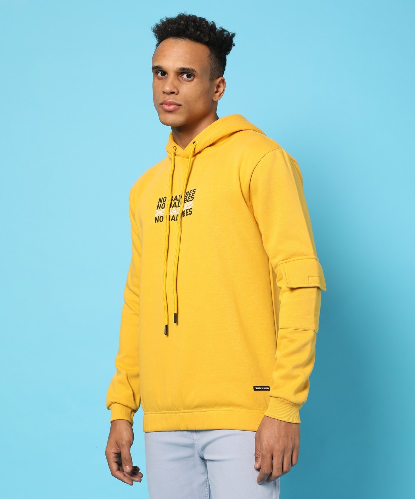 Yellow hoodie flipkart sale