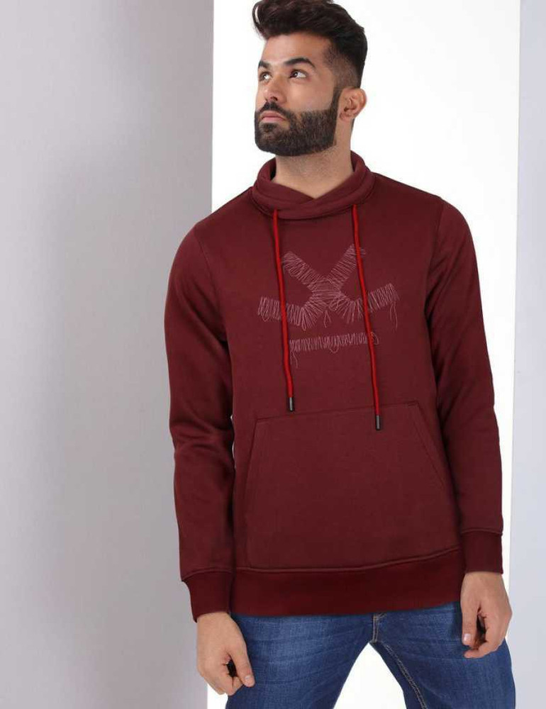 maroon colour pullover