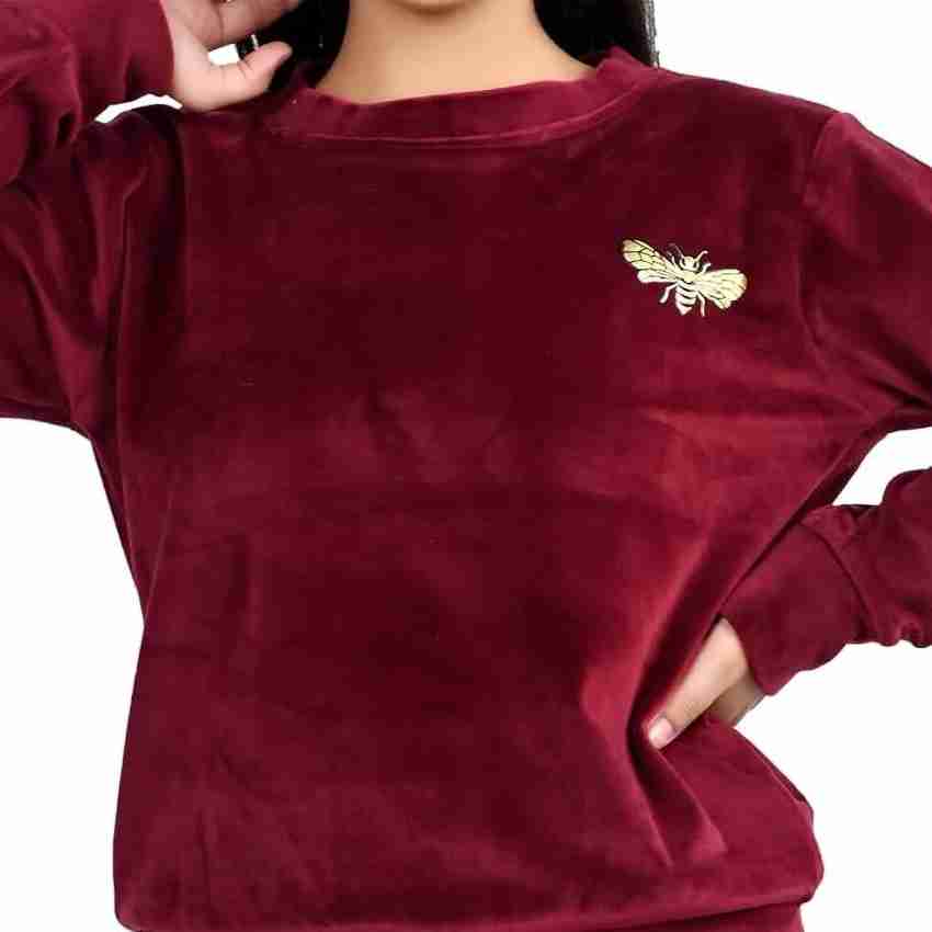 NEYSA Full Sleeve Solid Girls Sweatshirt - Buy NEYSA Full Sleeve