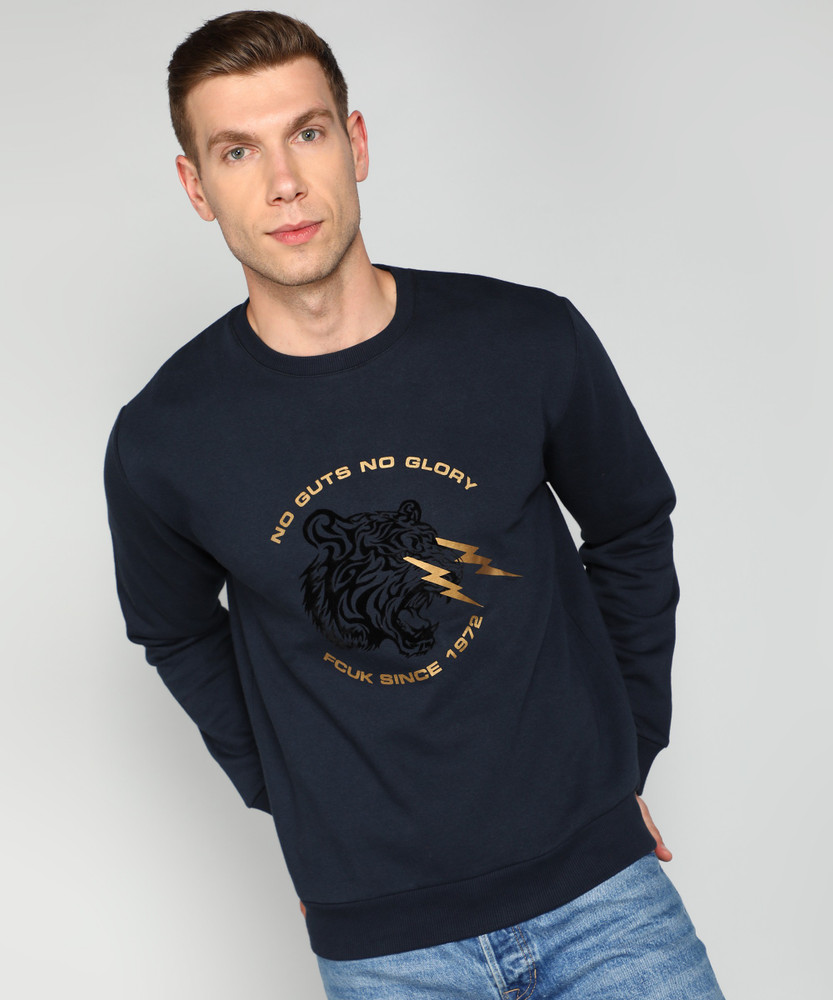 French Connection Full Sleeve Printed Men Sweatshirt Buy French Connection Full Sleeve Printed Men Sweatshirt Online at Best Prices in India Flipkart
