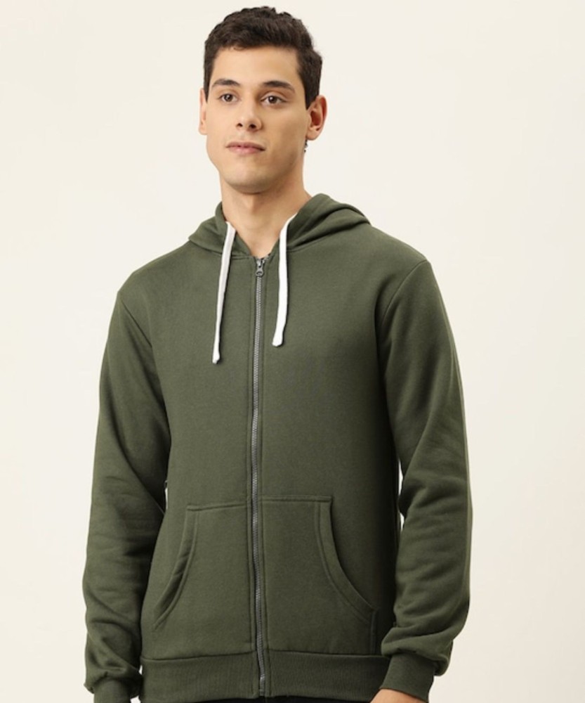 Campus sutra full sales sleeve solid men's sweatshirt