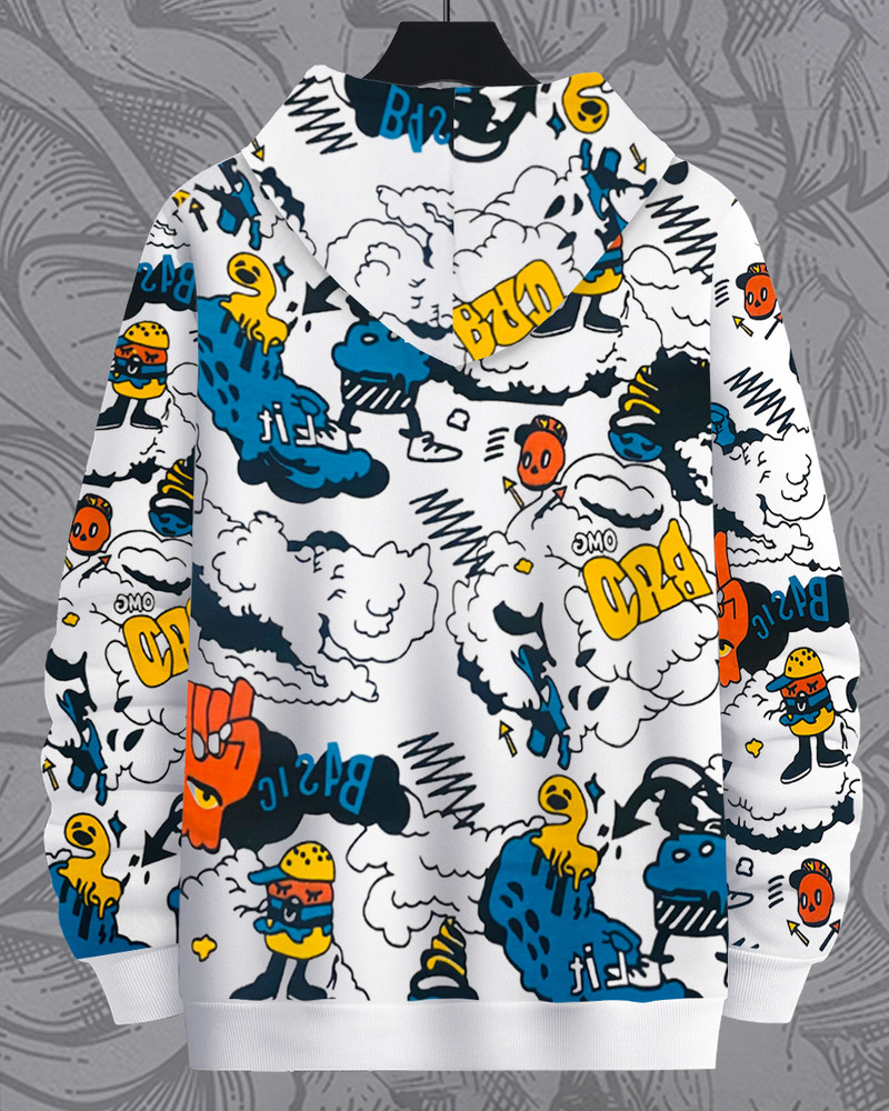 Tripr full sleeve printed men sweatshirt online