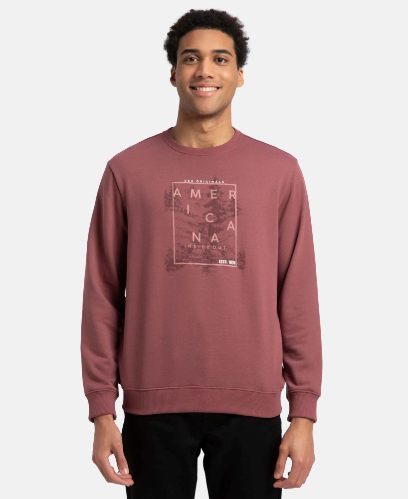 JOCKEY Full Sleeve Printed Men Sweatshirt Buy JOCKEY Full Sleeve Printed Men Sweatshirt Online at Best Prices in India Flipkart