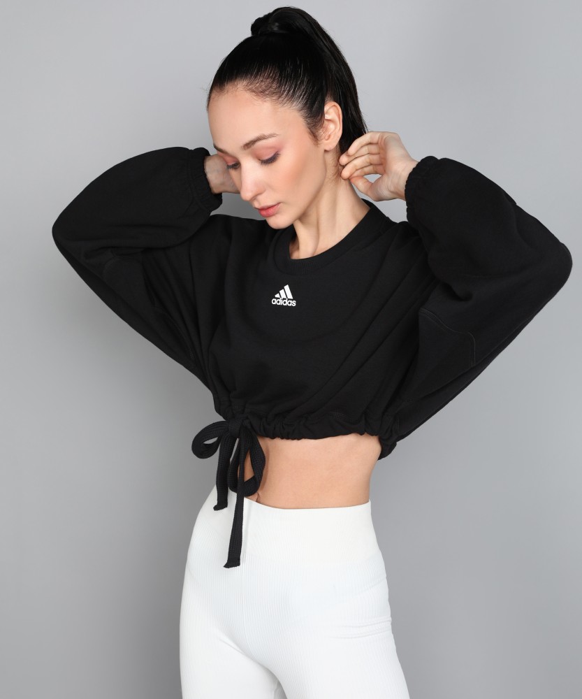 ADIDAS Full Sleeve Solid Women Sweatshirt Buy ADIDAS Full Sleeve Solid Women Sweatshirt Online at Best Prices in India Flipkart