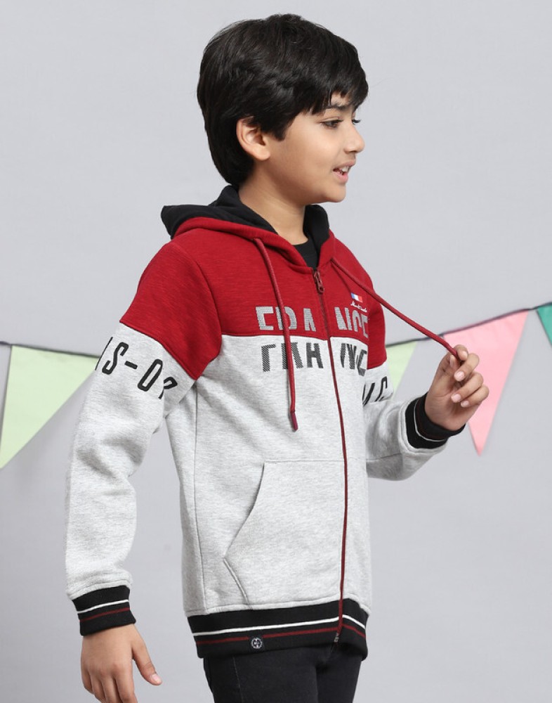 MONTE CARLO Full Sleeve Printed Boys Sweatshirt Buy MONTE CARLO