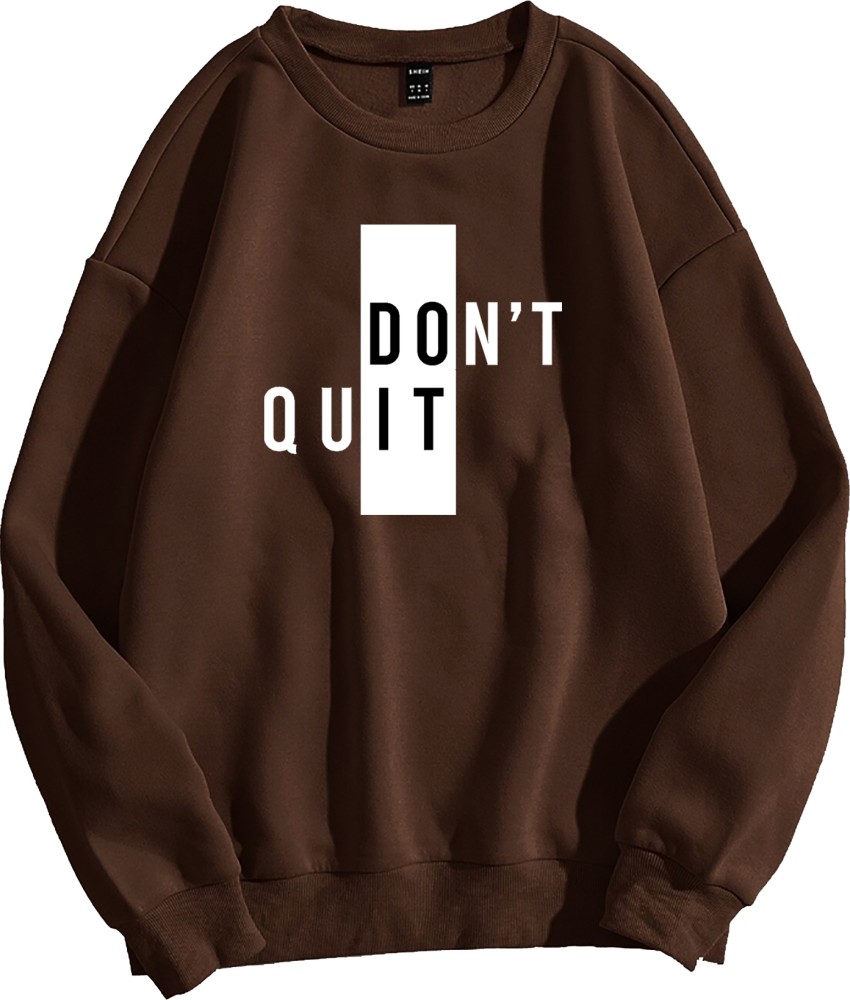 Buy Brown Sweatshirt Online In India -   India