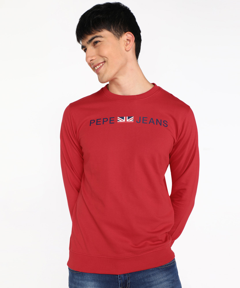 Pepe Jeans Full Sleeve Printed Men Sweatshirt Buy Pepe Jeans Full Sleeve Printed Men Sweatshirt Online at Best Prices in India Flipkart