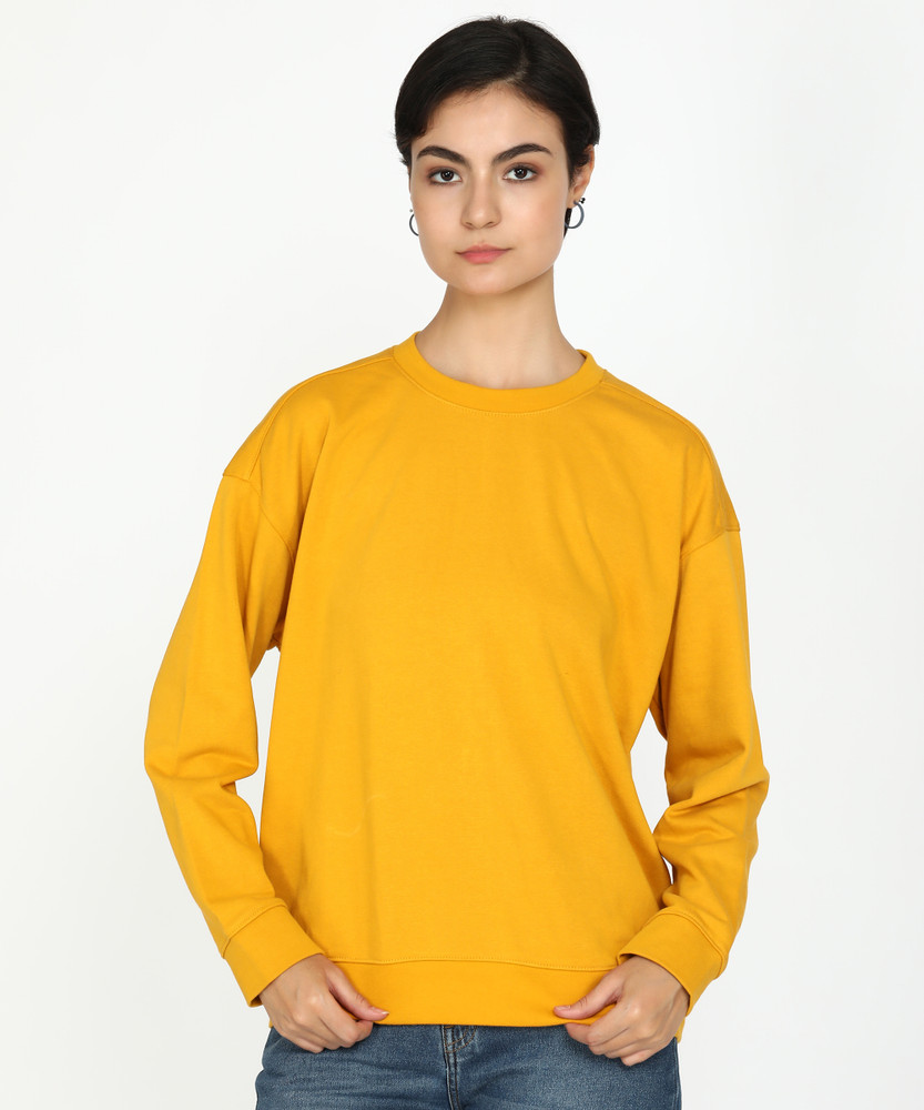 Yellow sweatshirt forever 21 hot sale