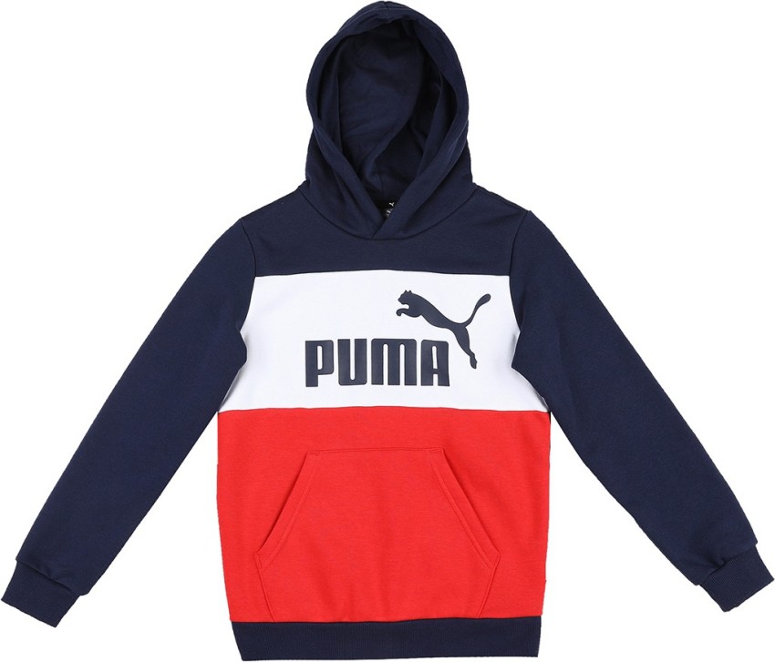 PUMA Full Sleeve Color Block Boys Sweatshirt Buy PUMA Full