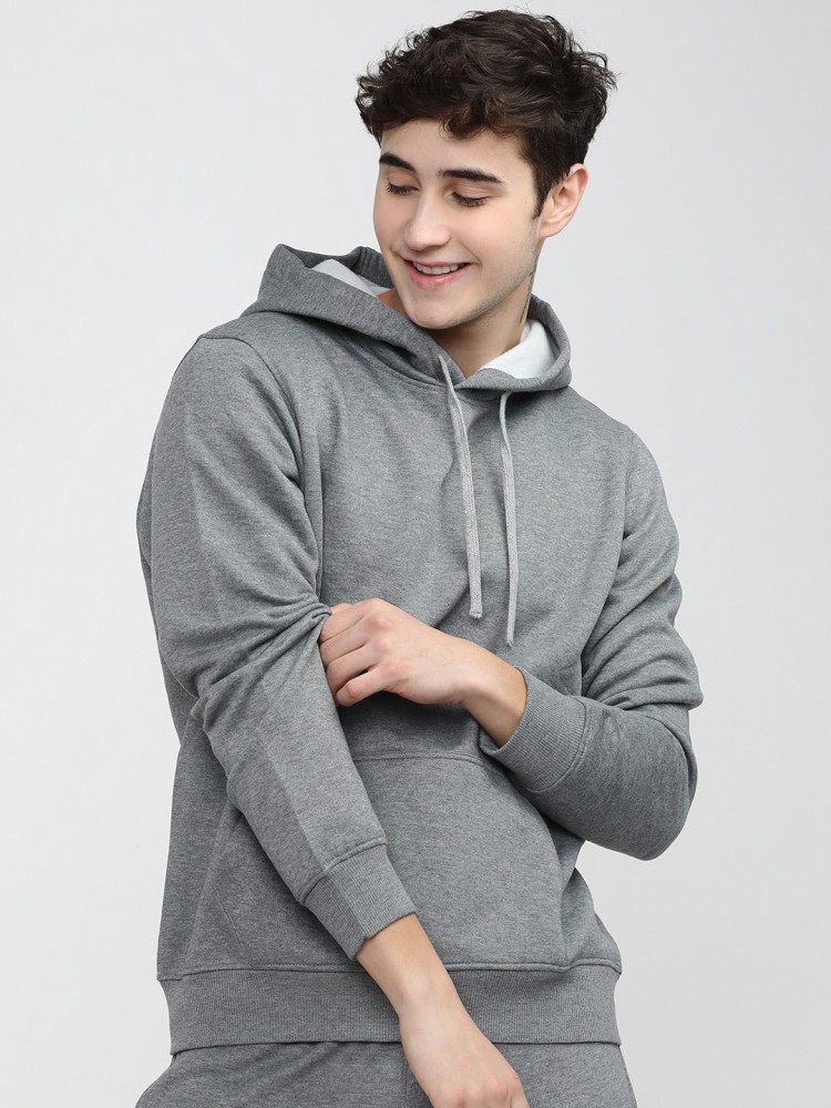 Solid on sale grey sweatshirt