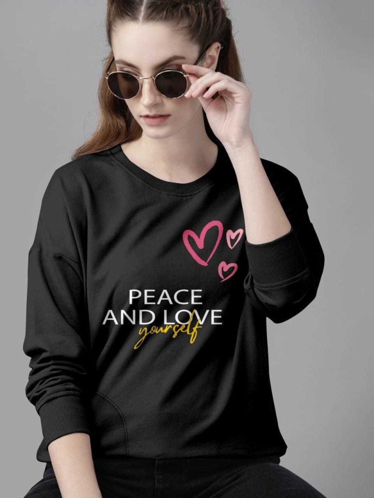 ONE X Full Sleeve Printed Women Sweatshirt - Buy ONE X Full Sleeve Printed  Women Sweatshirt Online at Best Prices in India