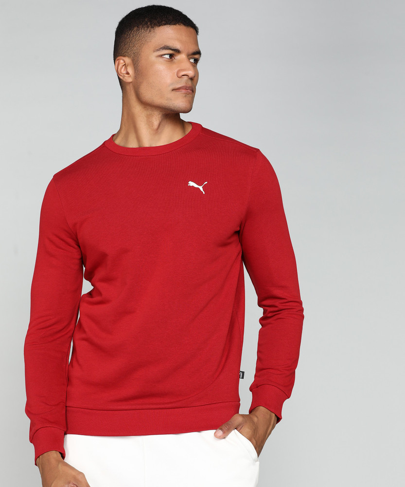 PUMA Full Sleeve Solid Men Sweatshirt Buy PUMA Full Sleeve Solid