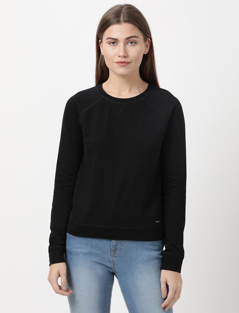 jockey full sleeve t shirt black