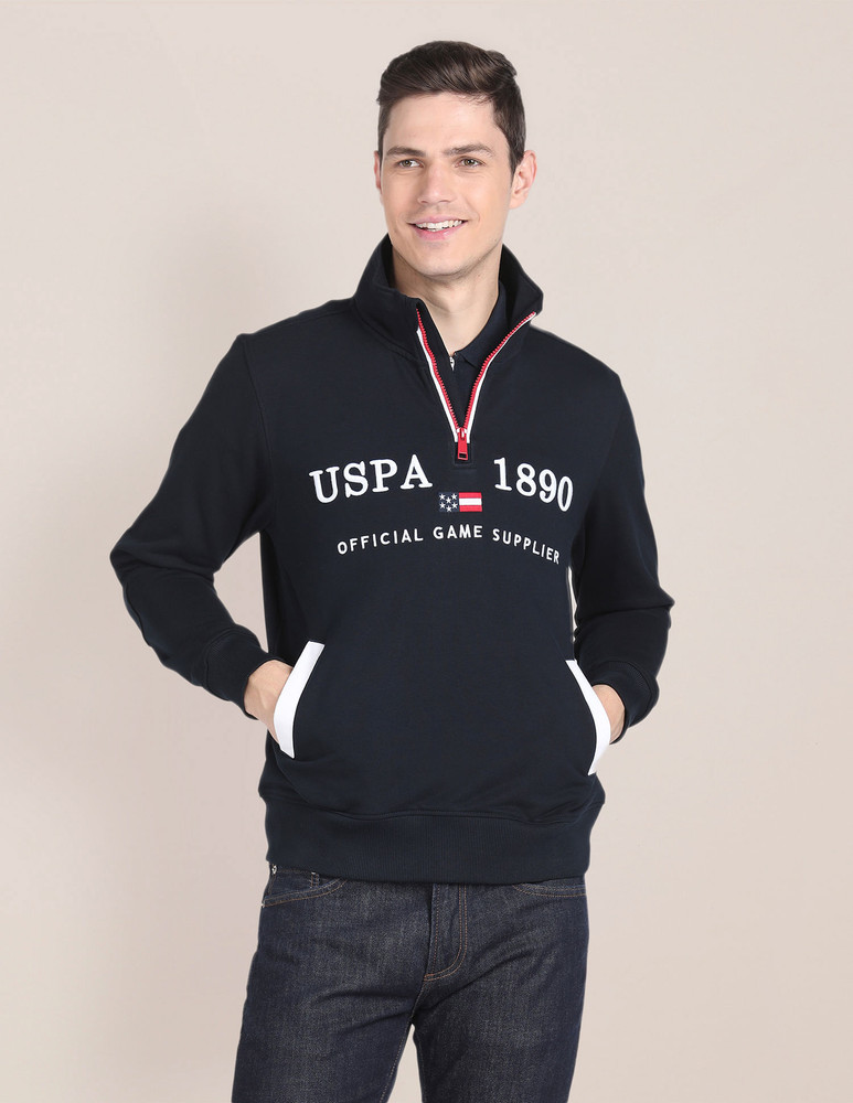 U.S. POLO ASSN. Full Sleeve Printed Men Sweatshirt - Buy U.S. POLO ASSN.  Full Sleeve Printed Men Sweatshirt Online at Best Prices in India |  Flipkart.com