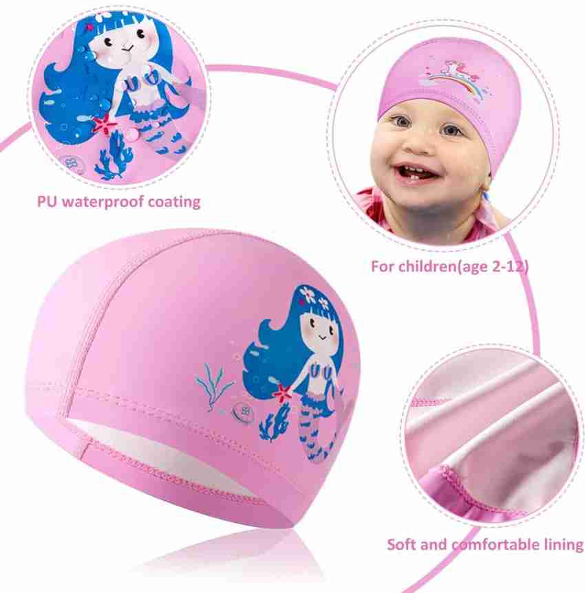 SNOWIE SOFT Kids Swimming Cap Pu Fabric Swimming Cap Kids Girls And Boys Swimming Cap Buy SNOWIE SOFT Kids Swimming Cap Pu Fabric Swimming Cap Kids Girls And Boys Swimming Cap Online at