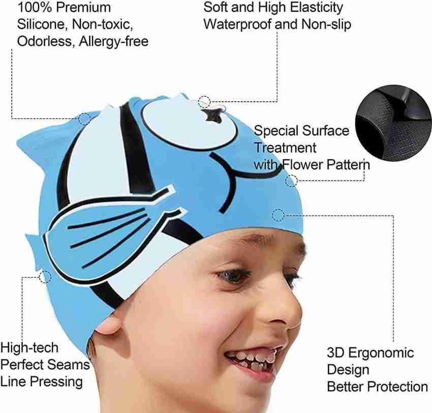 Baby flower swim cap online