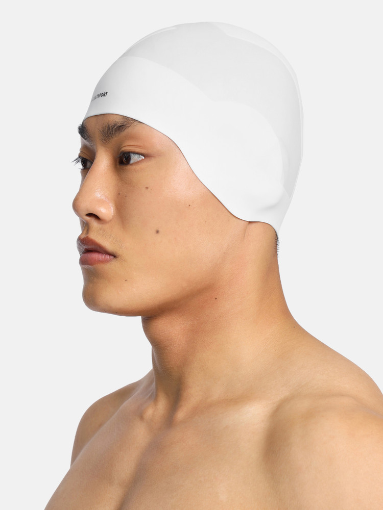 White swimming store hat