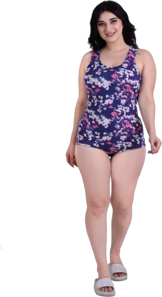 Women's Sleeveless One Piece Swimsuit - Sexy Front Zipper Sun