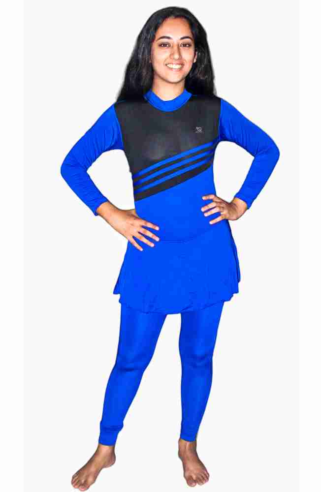 AQUA holic FullSuit-1 Solid Girls Swimsuit - Buy AQUA holic FullSuit-1  Solid Girls Swimsuit Online at Best Prices in India