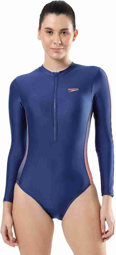 Speedo female swimwear long best sale sleeve suntop