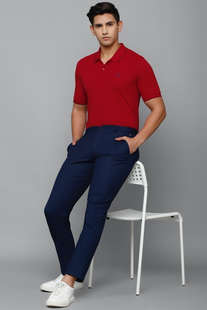 LOUIS PHILIPPE Solid Men Polo Neck Red T Shirt Buy LOUIS PHILIPPE Solid Men Polo Neck Red T Shirt Online at Best Prices in India Flipkart