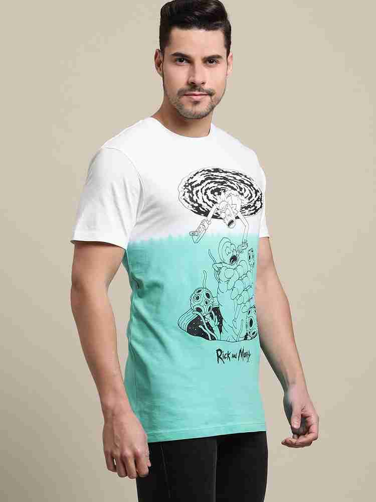Free Authority Printed Men Round Neck Green T Shirt Buy Free