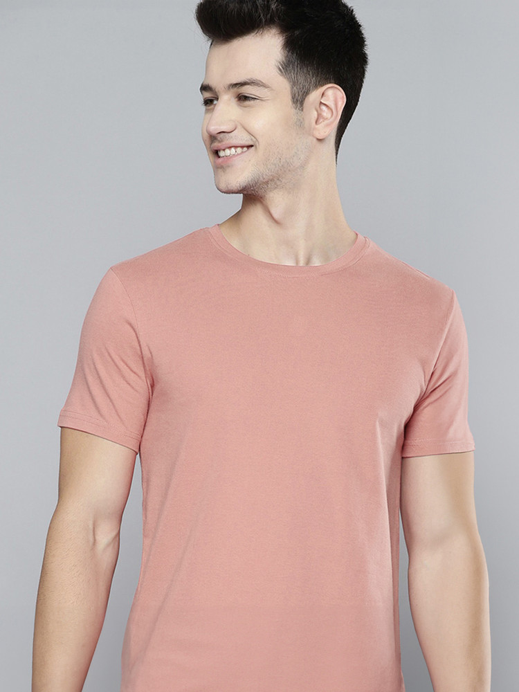 B \u0026 E LIFESTYLE Solid Men Round Neck Pink T-Shirt - Buy B \u0026 E LIFESTYLE  Solid Men Round Neck Pink T-Shirt Online at Best Prices in India |  Flipkart.com