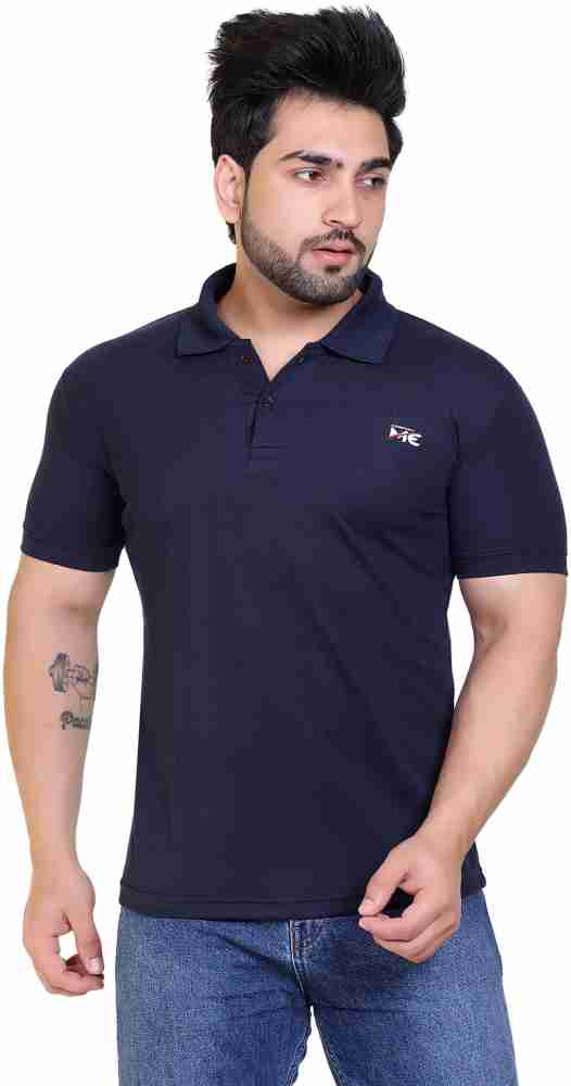 Mens blue 2025 polo shirt