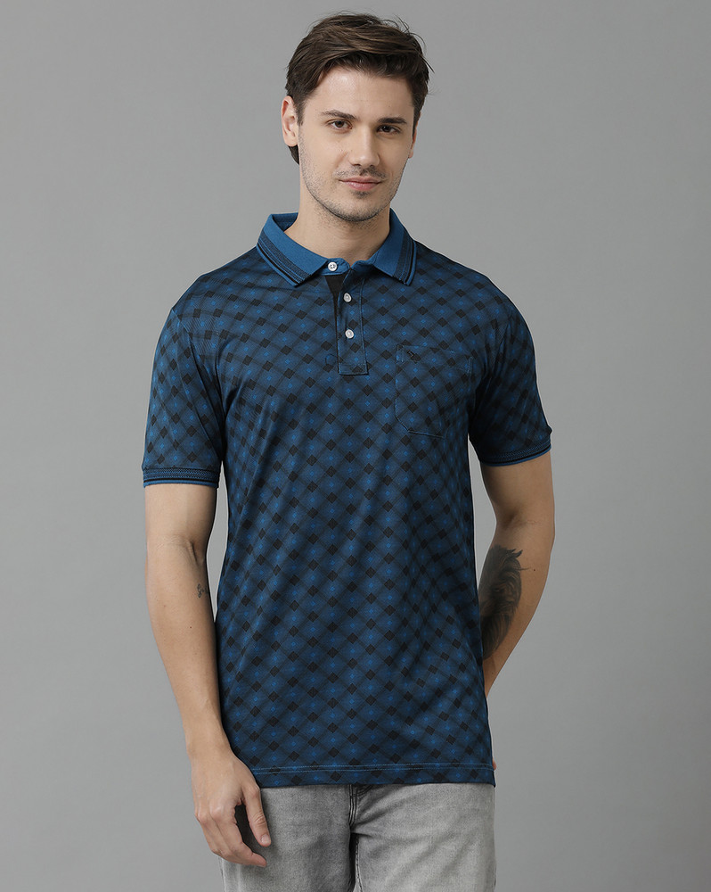 Classic Polo Printed Men Polo Neck Navy Blue T-Shirt - Buy Classic Polo  Printed Men Polo Neck Navy Blue T-Shirt Online at Best Prices in India |  Flipkart.com
