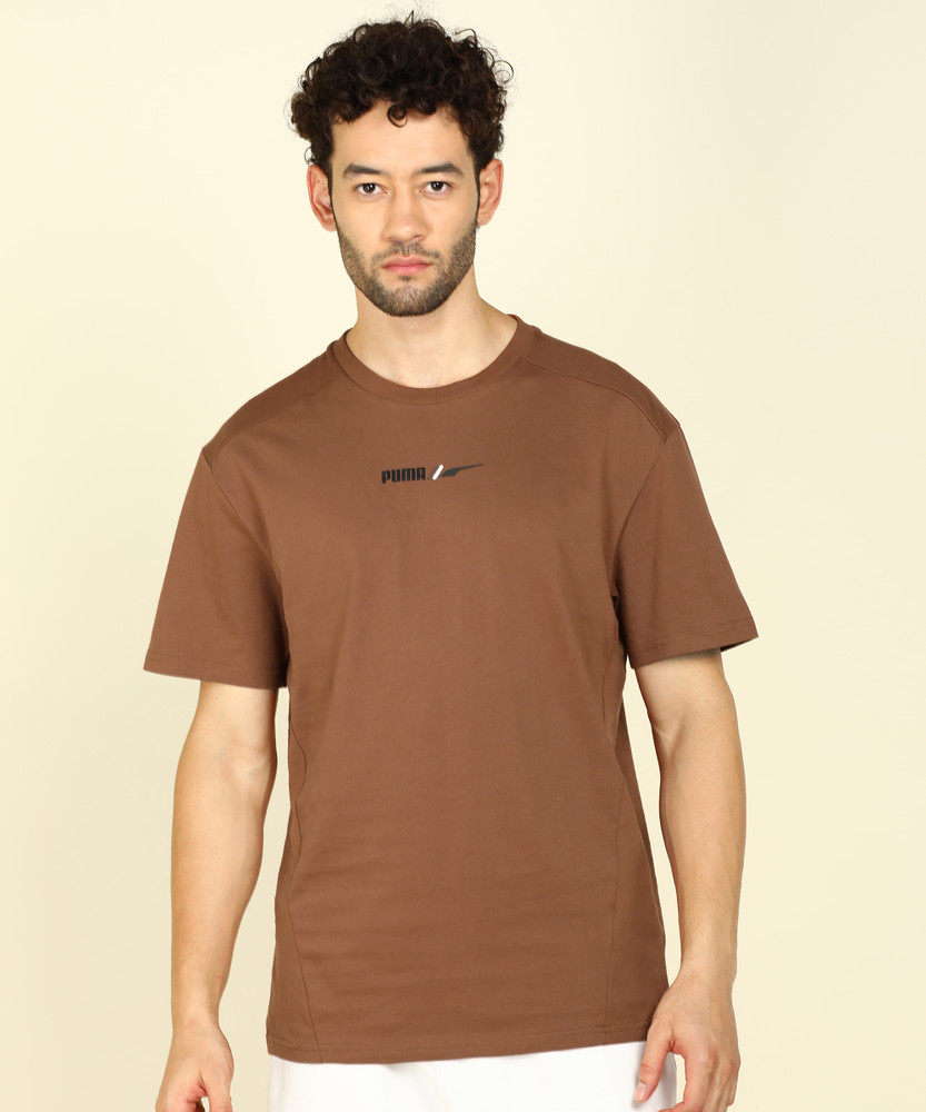 Brown puma shirt shop