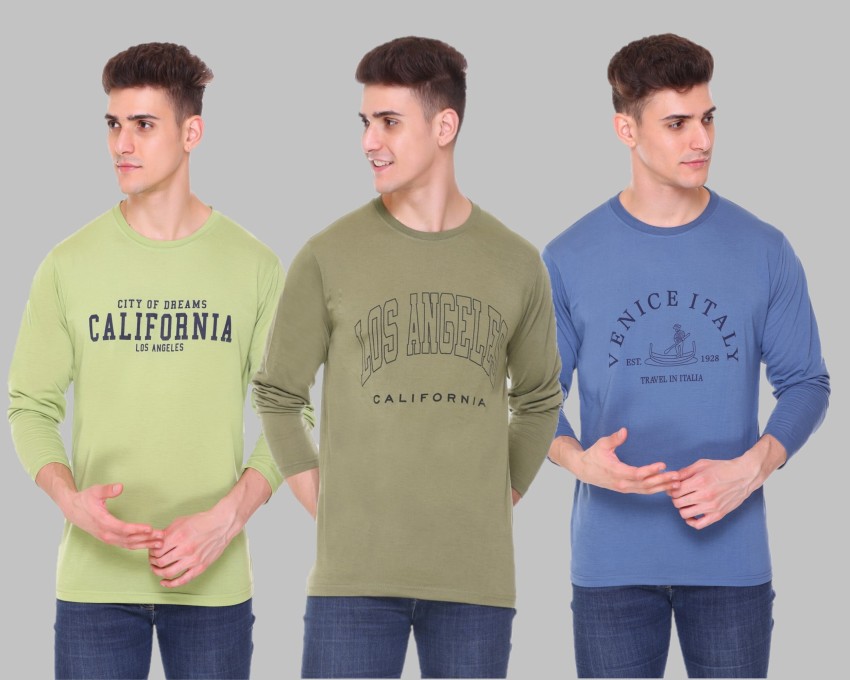 Los Angeles Printed Cotton T-Shirt for Men & Boys