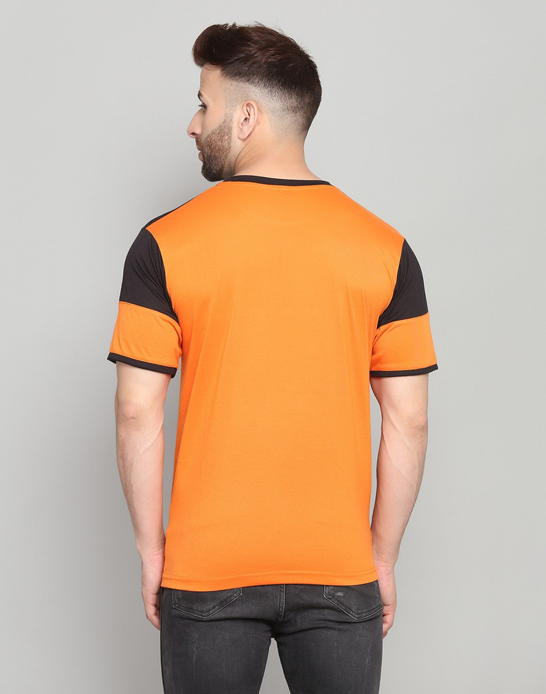 black and orange top