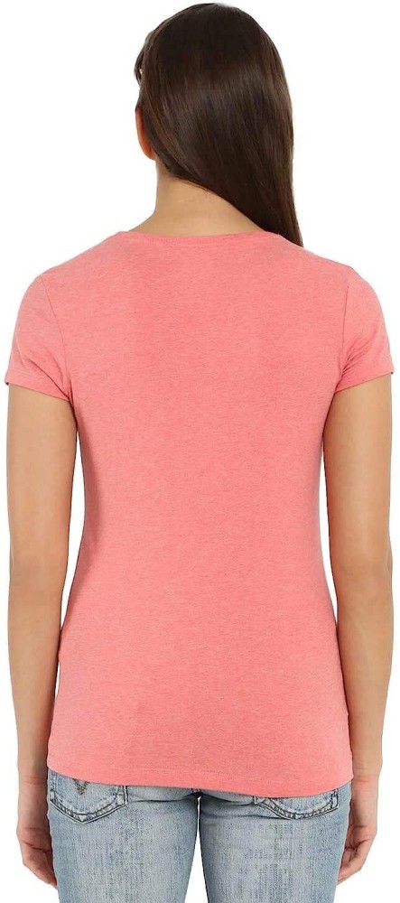 Buy Jockey Rx57 Women's Super Combed Cotton Printed T-shirt Pink Online