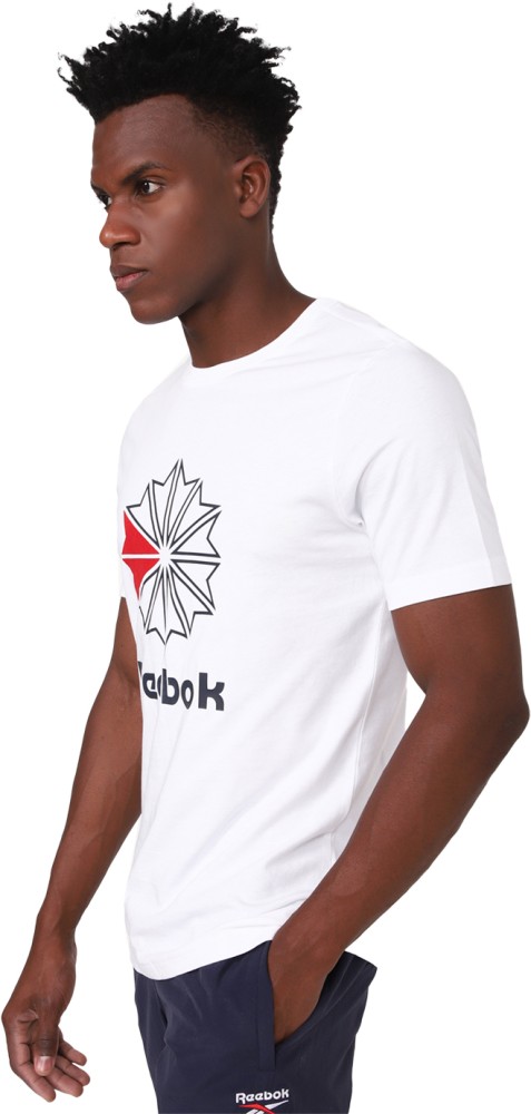 Reebok Men's T-Shirt - White - L