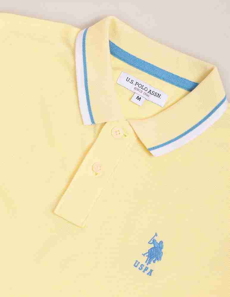 Us polo t shirts yellow discount