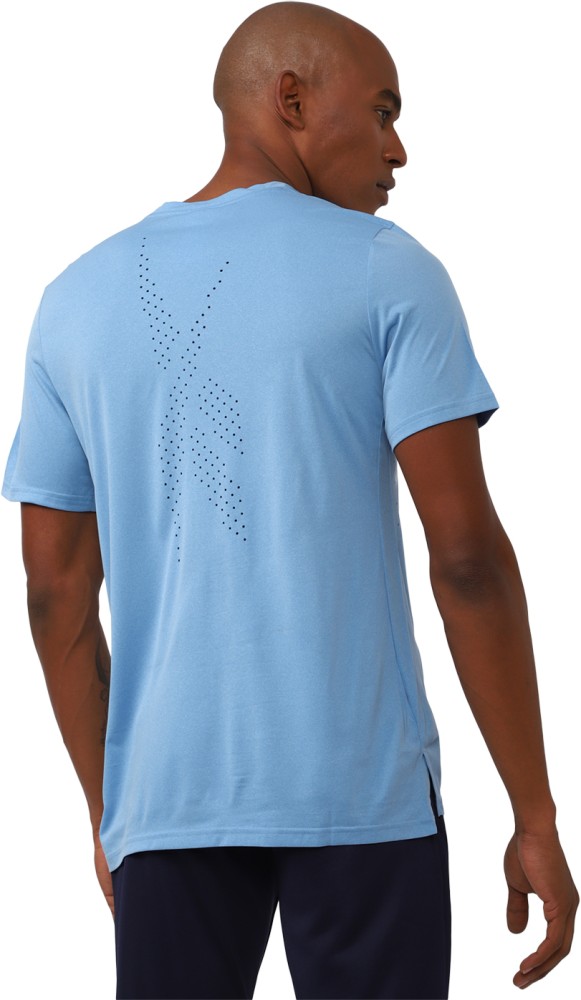 Reebok Men's T-Shirt - Blue - L