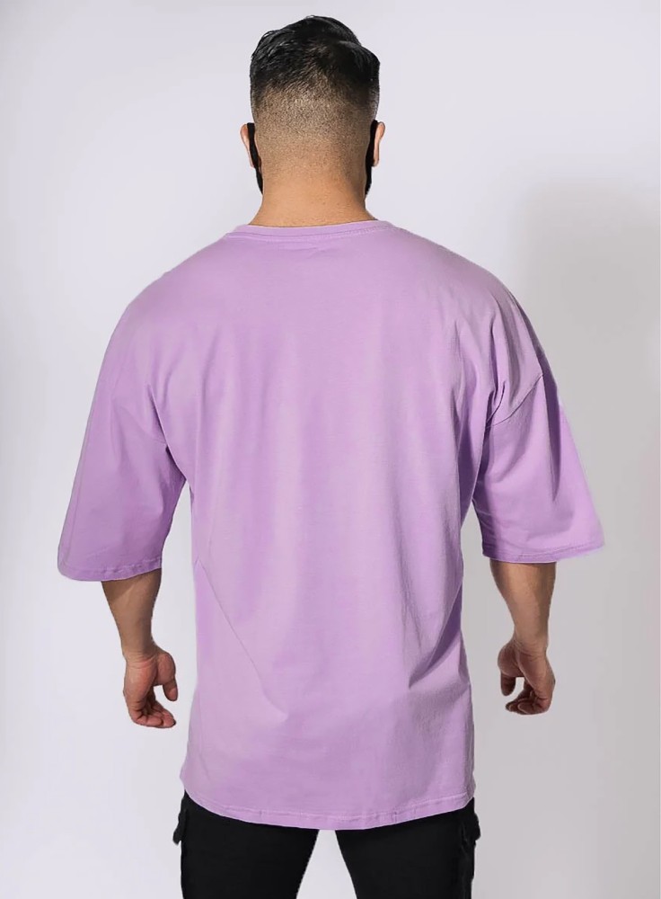 Trond Oversize Cotton-Blend Half Sleeve Men's T-shirt
