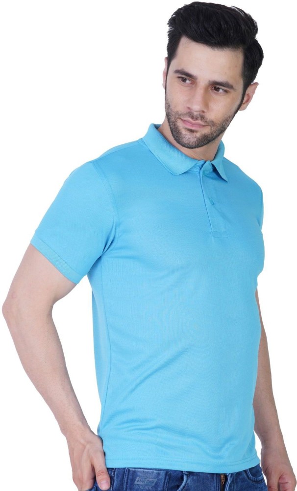 Buy Teemoods Mens Polyester Round Neck Dark Pink T Shirt at