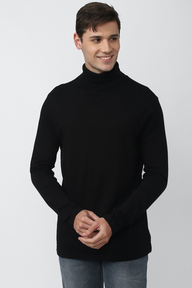 FOREVER 21 Solid Men High Neck Black T Shirt Buy FOREVER 21 Solid Men High Neck Black T Shirt Online at Best Prices in India Flipkart