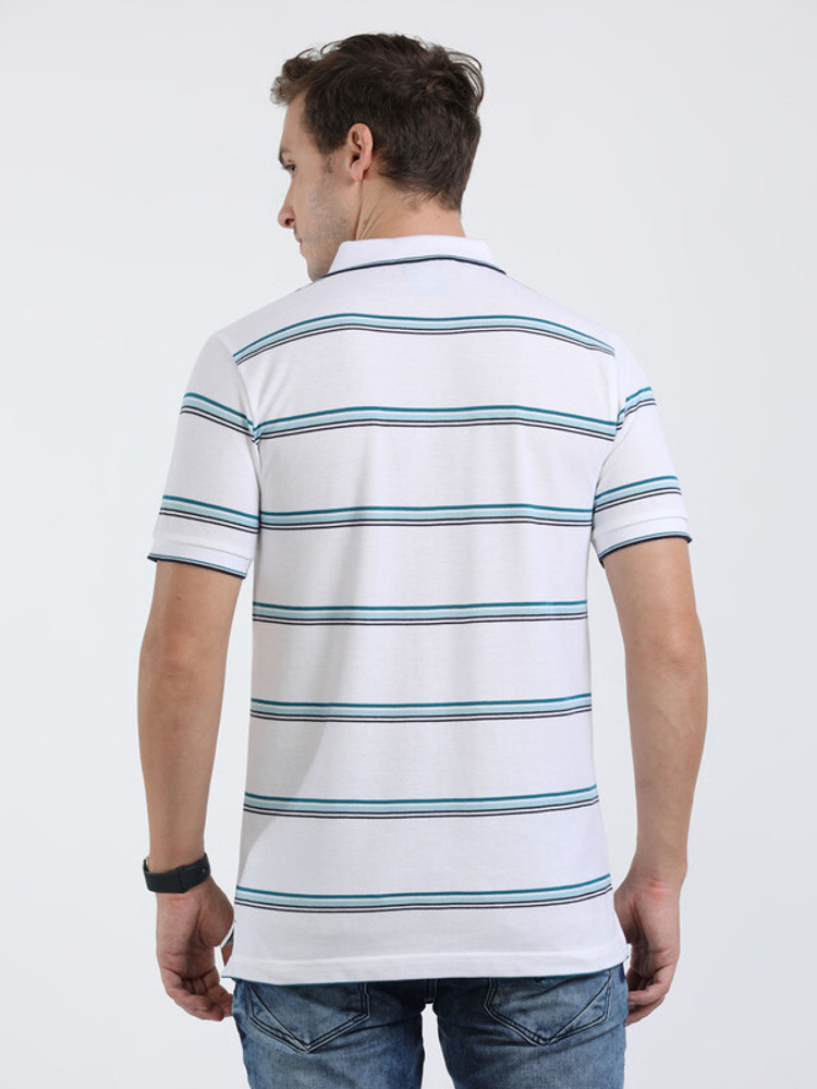 Classic Polo Striped Men Polo Neck White T Shirt Buy Classic Polo Striped Men Polo Neck White T Shirt Online at Best Prices in India Flipkart