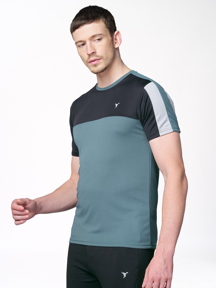 HUAKANG 3 Pack T Shirts Men Breathable Sport Shirts Cool Dry