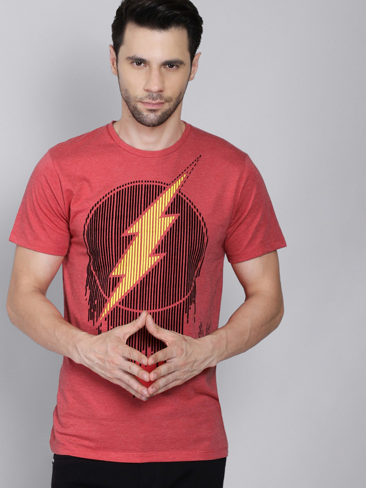 Flashby Free Authority Printed Men Round Neck Red T Shirt Buy Flashby Free Authority Printed Men Round Neck Red T Shirt Online at Best Prices in India Flipkart