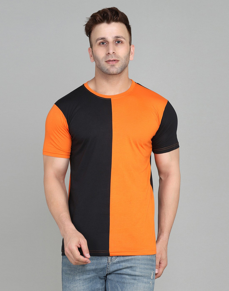 Orange t shop shirt flipkart