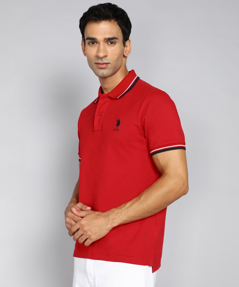 H and m red hotsell t shirt