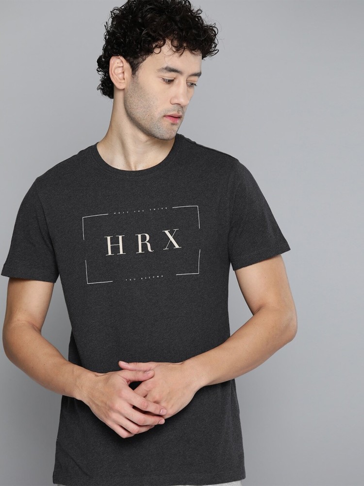 HRX by Hrithik Roshan Printed Men Round Neck Grey T Shirt Buy HRX by Hrithik Roshan Printed Men Round Neck Grey T Shirt Online at Best Prices in India Flipkart