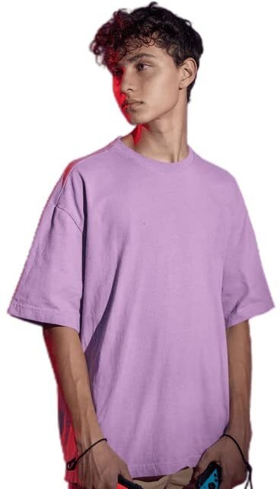 purple t shirt mens outfit