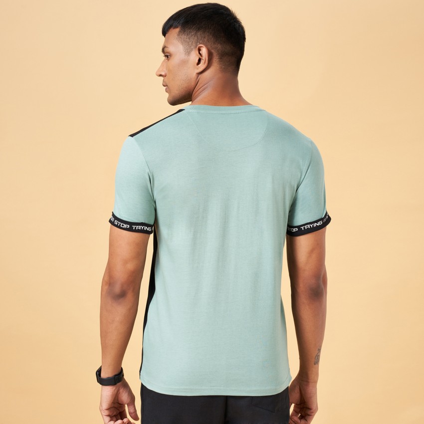 Buy Teal green Tshirts for Men by Ajile by Pantaloons Online