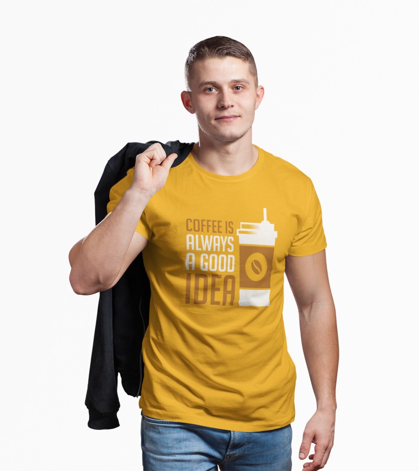 HopOffer Printed, Typography Men Round Neck White T-Shirt - Buy HopOffer  Printed, Typography Men Round Neck White T-Shirt Online at Best Prices in  India