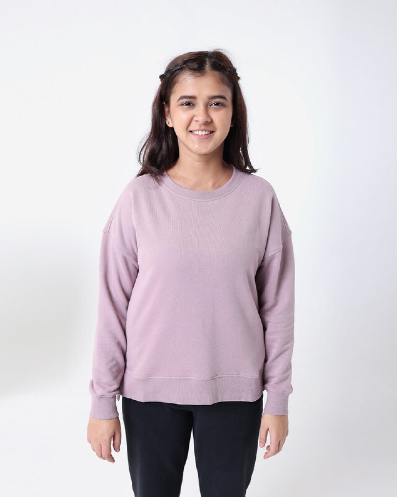 BlissClub Full Sleeve Solid Women Sweatshirt - Buy BlissClub Full Sleeve  Solid Women Sweatshirt Online at Best Prices in India
