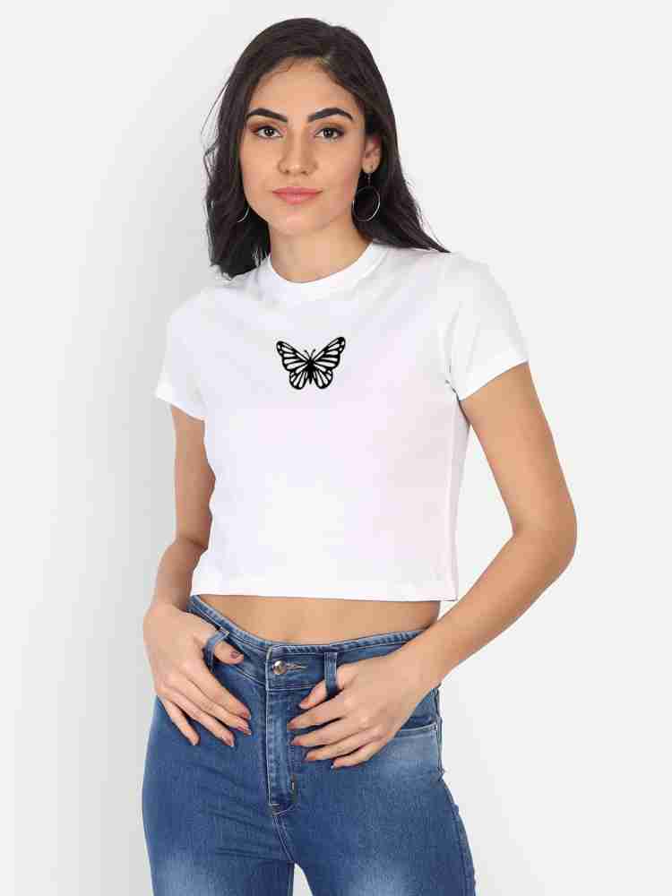 Remera discount crop top